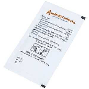 Bột Auclanityl 500/62.5mg Tipharco điều trị nhiễm khuẩn (12 gói x 3,8g)