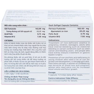 Thuốc Ferrovit MEGA We care điều trị thiếu máu do thiếu sắt (5 vỉ x 10 viên)