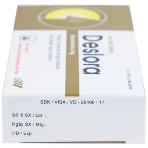 Thuốc Deslora 5mg giảm các triệu chứng dị ứng theo mùa và viêm mũi dị ứng (3 vỉ x 10 viên)