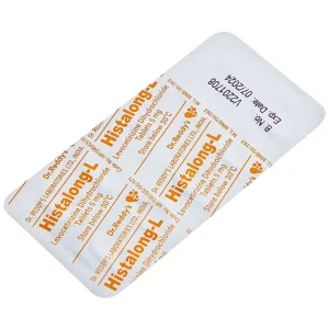 Thuốc Histalong - L 5mg Dr. Reddy điều trị triệu chứng viêm mũi dị ứng (2 vỉ x 10 viên)