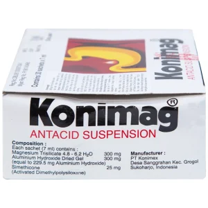 Hỗn dịch uống Konimag PT Konimex giảm buồn nôn, khó tiêu, loét đường tiêu hóa (30 gói x 7ml)