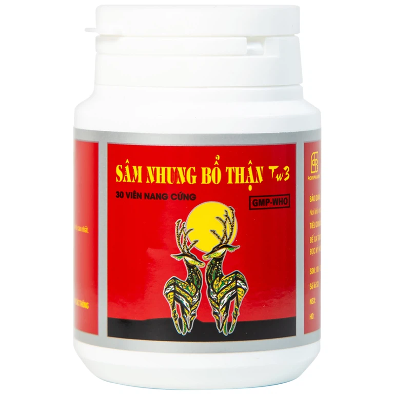 Thuốc Sâm Nhung Bổ Thận TW3 dưỡng huyết tư âm, bổ thận, cố tinh (30 viên)