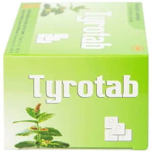 Viên ngậm sát trùng Tyrotab Pharmedic điều trị viêm họng, viêm amidan (10 vỉ x 8 viên)
