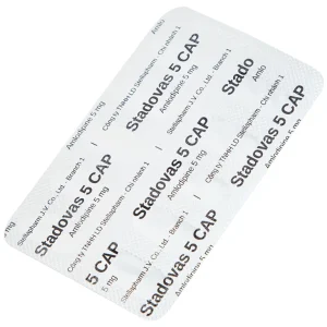Thuốc Stadovas 5 CAP Stella điều trị tăng huyết áp, đau thắt ngực mạn tính ổn định (3 vỉ x 10 viên)