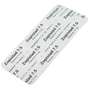 Thuốc Zopistad 7.5 Stella hỗ trợ điều trị ngắn hạn chứng mất ngủ (1 vỉ x 10 viên)