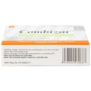 Thuốc Combizar United điều trị cao huyết áp (3 vỉ x 10 viên)