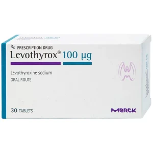 Thuốc Levothyrox 100µg Merck điều trị bướu giáp, suy giáp, ung thư giáp (3 vỉ x 10 viên)