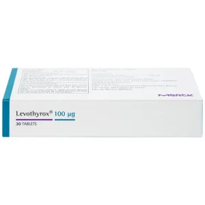 Thuốc Levothyrox 100µg Merck điều trị bướu giáp, suy giáp, ung thư giáp (3 vỉ x 10 viên)