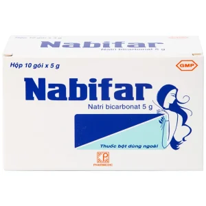Thuốc bột Nabifar Pharmedic dùng vệ sinh phụ nữ (10 gói x 5g)