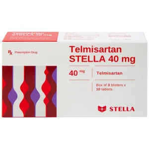 Thuốc Telmisartan Stella 40mg điều trị tăng huyết áp, phòng ngừa tim mạch (3 vỉ x 10 viên)