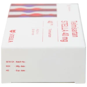Thuốc Telmisartan Stella 40mg điều trị tăng huyết áp, phòng ngừa tim mạch (3 vỉ x 10 viên)