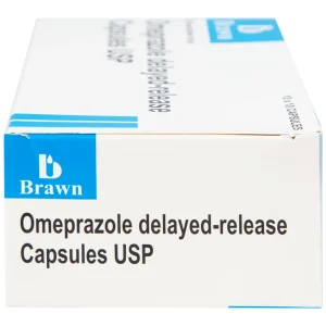 Viên nang Omeprazole Delayed Release Brawn điều trị loét dạ dày tá tràng (10 vỉ x 10 viên)