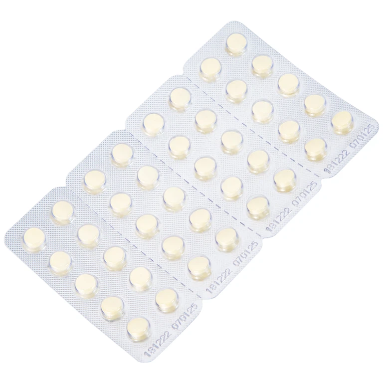 Thuốc Aspirin 81 Agimexpharm phòng ngừa nhồi máu cơ tim, đột quỵ (20 vỉ x 10 viên)