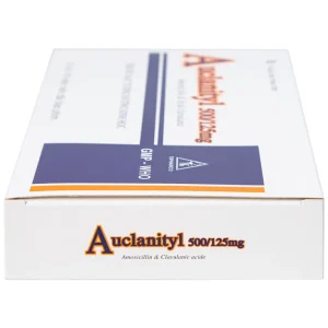 Thuốc Auclanityl 500/125mg Tipharco điều trị nhiễm khuẩn (2 vỉ x 10 viên)