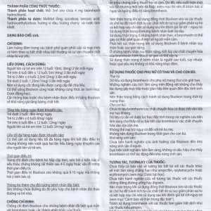 Siro Bisolvon Kids Boehringer làm loãng đờm trong các bệnh phế quản phổi cấp và mạn tính (60ml)