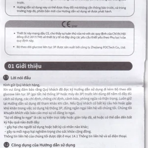 Bộ cảm biến máy đo đường huyết liên tục 3P cho bệnh nhân mắc bệnh tiểu đường tuýp 1 và tuýp 2