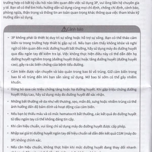 Bộ cảm biến máy đo đường huyết liên tục 3P cho bệnh nhân mắc bệnh tiểu đường tuýp 1 và tuýp 2
