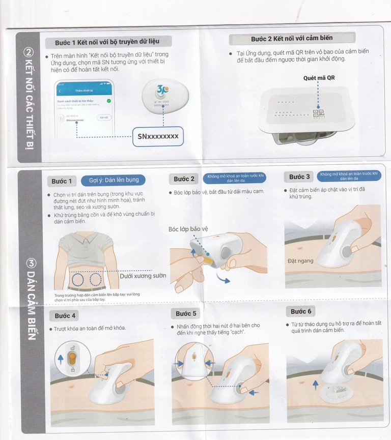 Bộ truyền dữ liệu máy đo đường huyết liên tục 3P