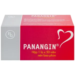 Viên nén Panangin Gedeon bổ sung kali, magnesi dùng trong suy tim (50 viên)