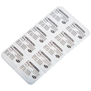 Thuốc Medrol 16mg Pfizer kháng viêm, điều trị rối loạn nội tiết, viêm tuyến giáp (3 vỉ x 10 viên)