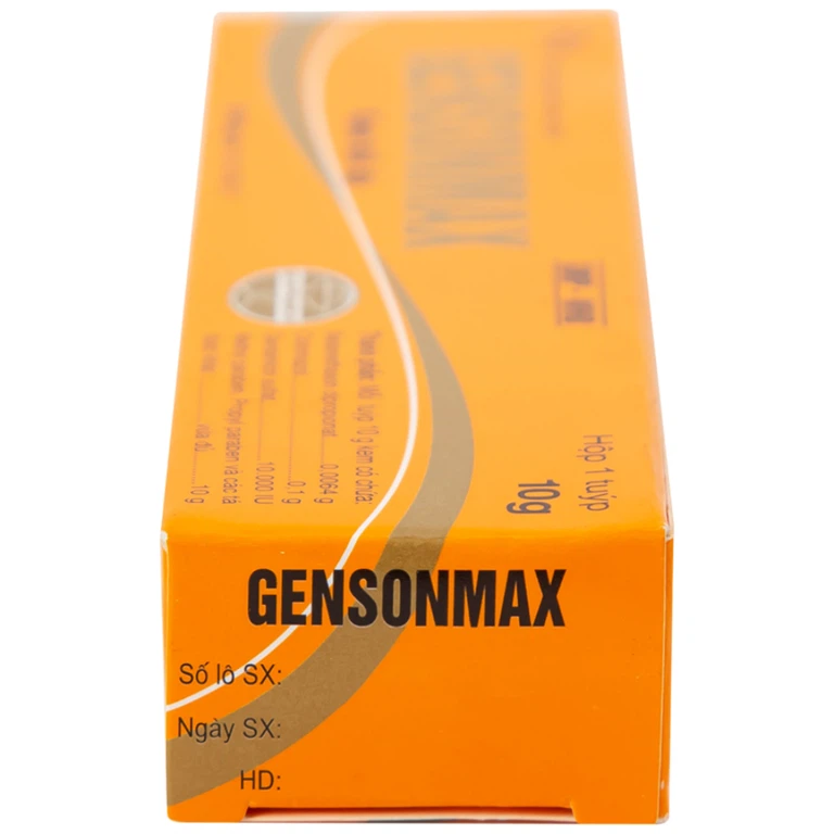 Kem bôi da Gensonmax Quapharco giảm biểu hiện viêm của các bệnh về da (10g)
