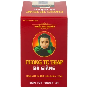 Thuốc Phong Tê Thấp Bà Giằng điều trị đau vai gáy, đau thần kinh tọa (400 viên)