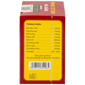 Thuốc Phong Tê Thấp Bà Giằng điều trị đau vai gáy, đau thần kinh tọa (400 viên)