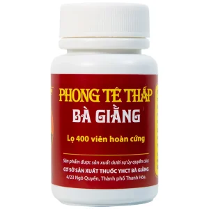 Thuốc Phong Tê Thấp Bà Giằng điều trị đau vai gáy, đau thần kinh tọa (400 viên)