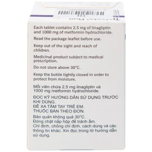 Thuốc Trajena Duo Boehringer Ingelheim hỗ trợ điều trị đái tháo đường (14 viên)