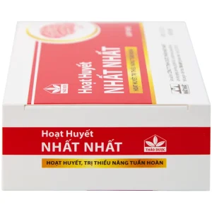 Thuốc Hoạt Huyết Nhất Nhất giúp hoạt huyết, trị thiếu năng tuần hoàn (3 vỉ x 10 viên)