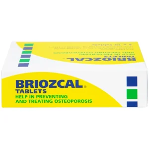 Thuốc Briozcal Bridge Healthcare dự phòng và điều trị thiếu hụt calci, vitamin D3 (3 vỉ x 10 viên)