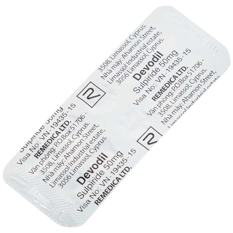Thuốc Devodil Remedica điều trị ngắn hạn chứng lo âu, rối loạn hành vi nghiêm trọng (2 vỉ x 10 viên)