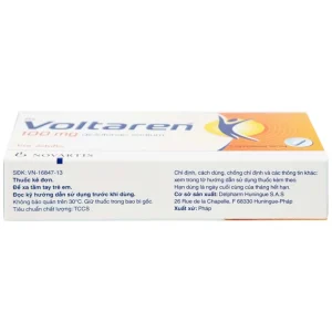 Viên đặt Voltaren 100mg Novartis điều trị viêm và thoái hóa của bệnh thấp khớp (1 vỉ x 5 viên)
