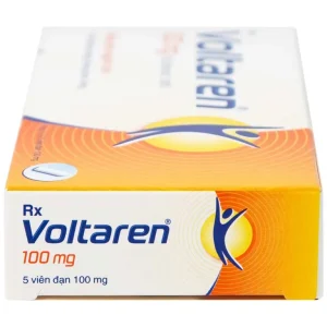 Viên đặt Voltaren 100mg Novartis điều trị viêm và thoái hóa của bệnh thấp khớp (1 vỉ x 5 viên)