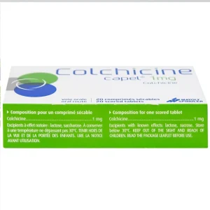 Thuốc Colchicine Capel 1mg Mayoly Spindler phòng ngừa và điều trị cơn gút cấp (20 viên)