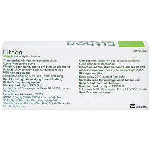 Thuốc Elthon Abbott điều trị những triệu chứng viêm dạ dày mạn tính (2 vỉ x 10 viên)