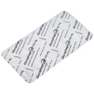 Thuốc Glucophage XR 750mg Merck điều trị tiểu đường típ 2 (2 vỉ x 15 viên)