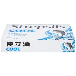 Viên ngậm Strepsils Cool Reckitt Benckiser điều trị viêm họng (2 vỉ x 12 viên)