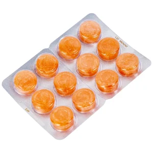 Viên ngậm Strepsils Orange with Vitamin C Reckitt Benckiser điều trị đau họng (2 vỉ x 12 viên)