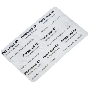 Viên nén Pantostad 40 Stella điều trị trào ngược dạ dày thực quản (4 vỉ x 7 viên)