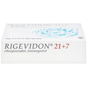 Thuốc Rigevidon 21+7 Gedeon dùng cho tránh thai (3 vỉ x 28 viên)