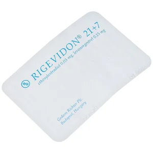 Thuốc Rigevidon 21+7 Gedeon dùng cho tránh thai (3 vỉ x 28 viên)