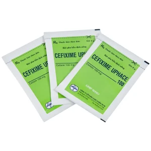 Bột pha hỗn dịch uống Cefixime Uphace 100mg điều trị nhiễm khuẩn (10 gói x 2g)