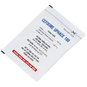 Bột pha hỗn dịch uống Cefixime Uphace 100mg điều trị nhiễm khuẩn (10 gói x 2g)