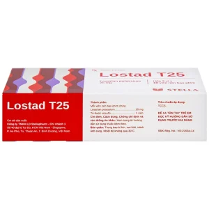 Thuốc Lostad T25 25mg Stella điều trị tăng huyết áp (3 vỉ x 10 viên)