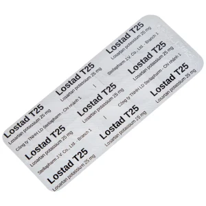 Thuốc Lostad T25 25mg Stella điều trị tăng huyết áp (3 vỉ x 10 viên)