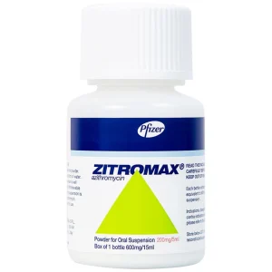 Bột pha hỗn dịch uống Zitromax 200mg/5ml Pfizer điều trị các chứng nhiễm khuẩn (15ml)