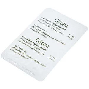 Thuốc Giloba 40mg MEGA We care điều trị suy tuần hoàn não (3 vỉ x 10 viên)