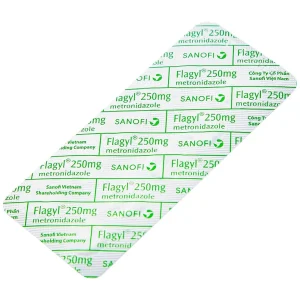 Thuốc Flagyl 250mg Sanofi điều trị nhiễm khuẩn (2 vỉ x 10 viên)