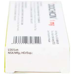 Thuốc Dochicin 1mg Domesco điều trị bệnh gút cấp tính (20 viên)